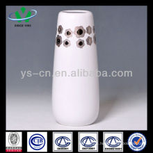 White Vase With Flower Decor,Decorative Ceramic Vases For Wedding
